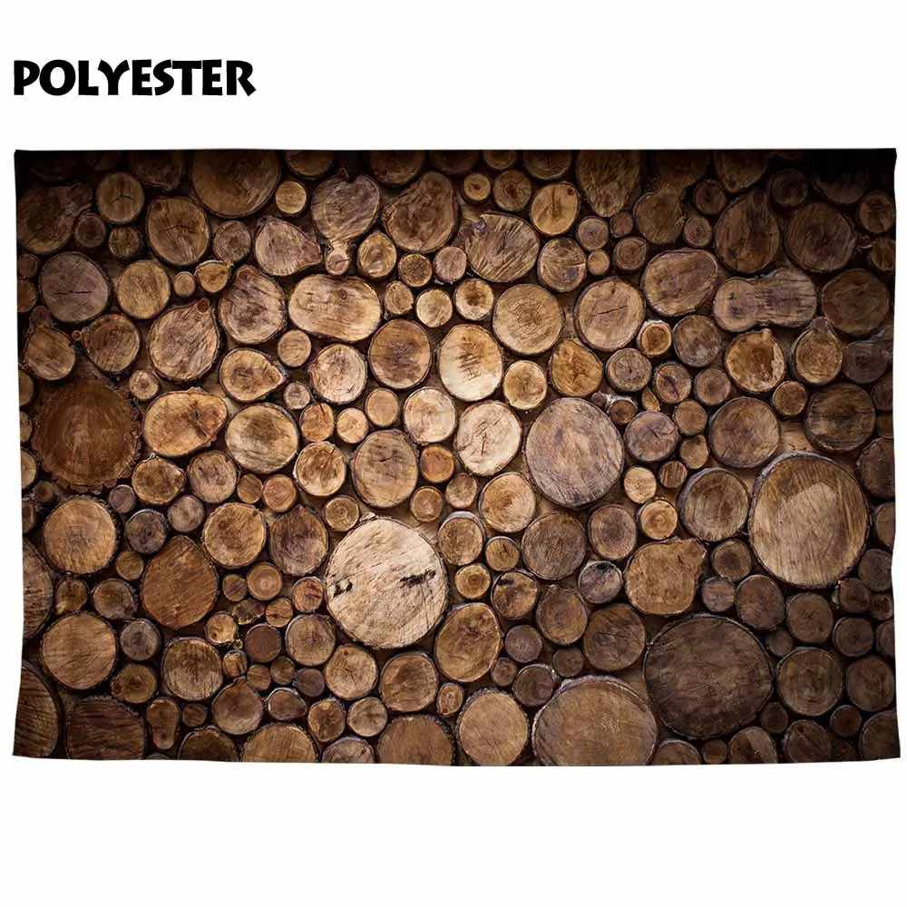 خلفية Funnytree لاستوديو الصور، نسيج الحطب المستدير، ديكور طبيعي عتيق، خلفية تصوير فوتوبوث