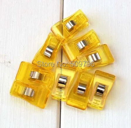 2000pcs clover wonder clips PVC Plastic Clips For Patchwork Sewing DIY Crafts, Quilt Quilting Clip 3.5*1.8CM