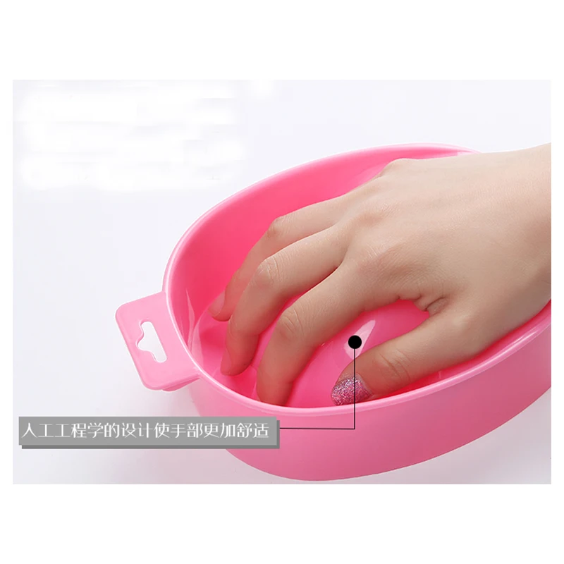 1pcs Top Quality Nail Art Hand Wash Remover Soak Bowl DIY Salon Nail Spa Bath Treatment Manicure Tools Nail Polish Remover