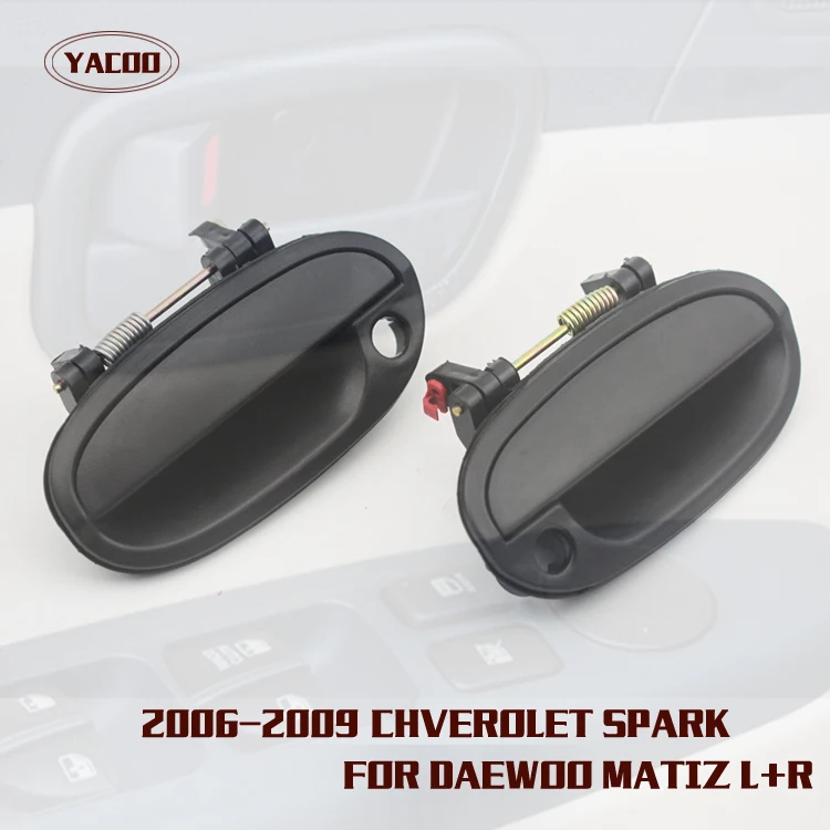 1PAIR FRONT EXTERIOR DOOR HANDLE FOR CHEVROLET SPARK OEM:96601472 96601473