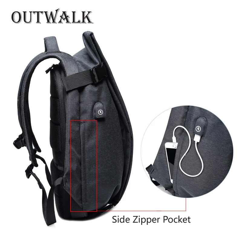 OUTWALK Fashion Men Backpack for Laptop 15.6\