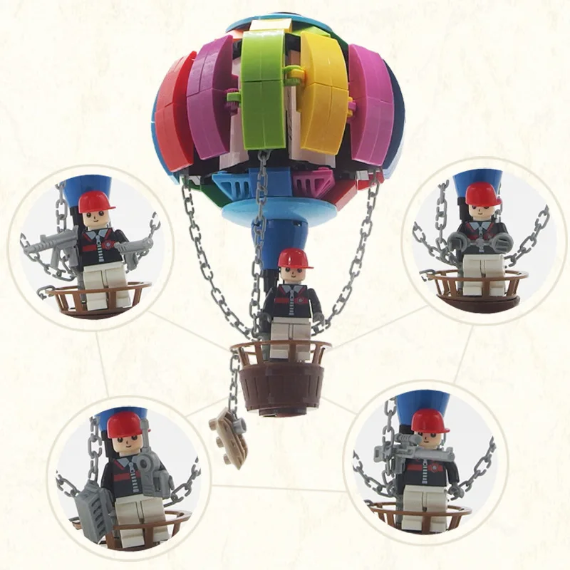 

New hot air balloon assembled block creative puzzle toys Building Blocks Brick Children educational toys Holiday gift