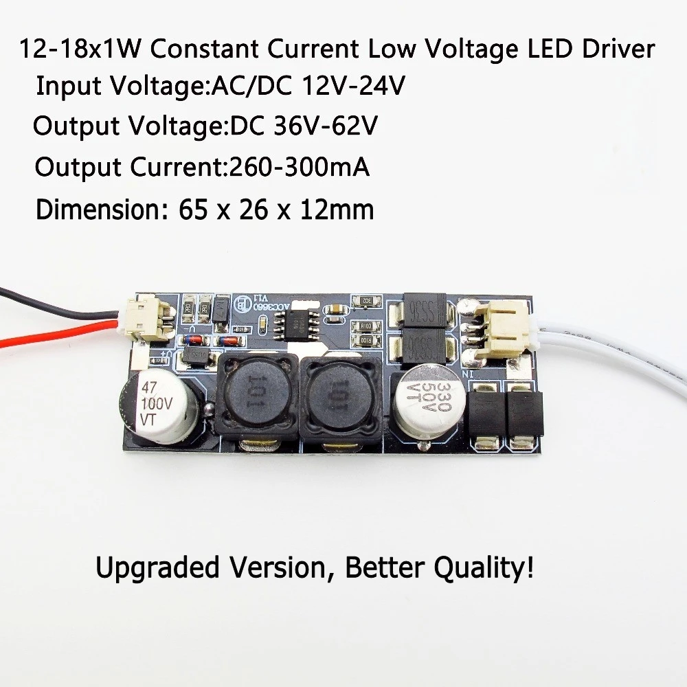 High Quality AC / DC 12V - 24V to DC Constant Current LED Driver 8W 10W 12W 15W 18W 20W 30W 50W Low Voltage Power Supply