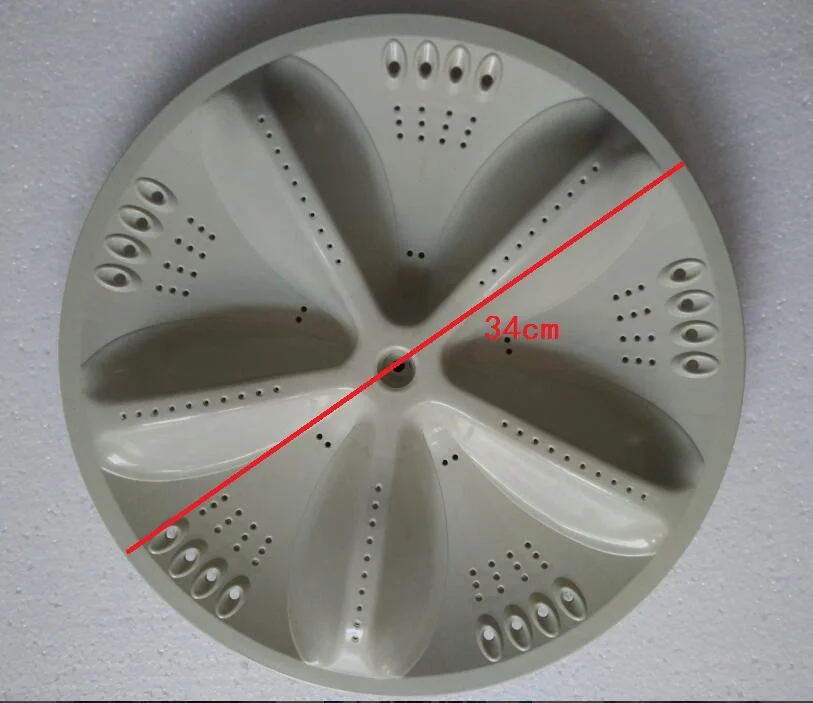 Washing Machine Parts Quality plasitc  Pulsator rotary plate 34cm 11 teeth metal gear