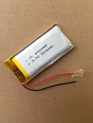 3.7V polymer lithium battery, 602248 560MAH MP4 MP5 plug-in card, electronic dog toy Rechargeable Li-ion Cell