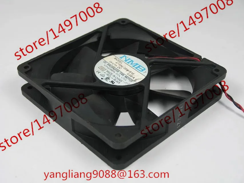 

NMB-MAT 4710NL-05W-B10 D00 DC 24V 0.08A 2-Wire 120x120X25mm Server Cooling Fan