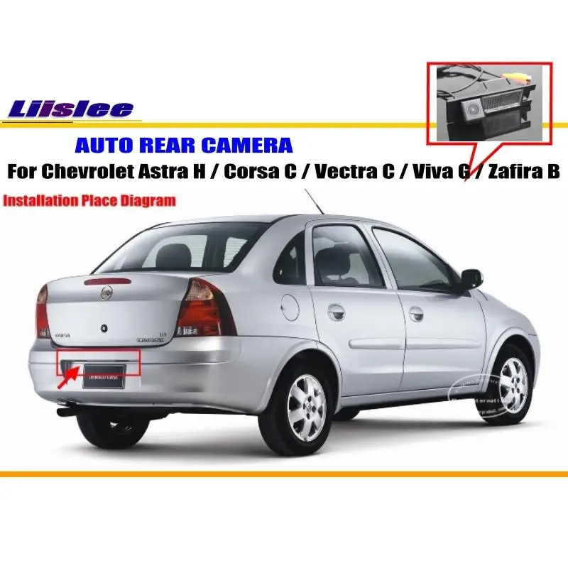 

For Chevrolet Astra H Corsa Vectra C Viva G Zafira B Car Rearview Rear View Camera Backup AUTO HD CCD CAM Accessories Kit