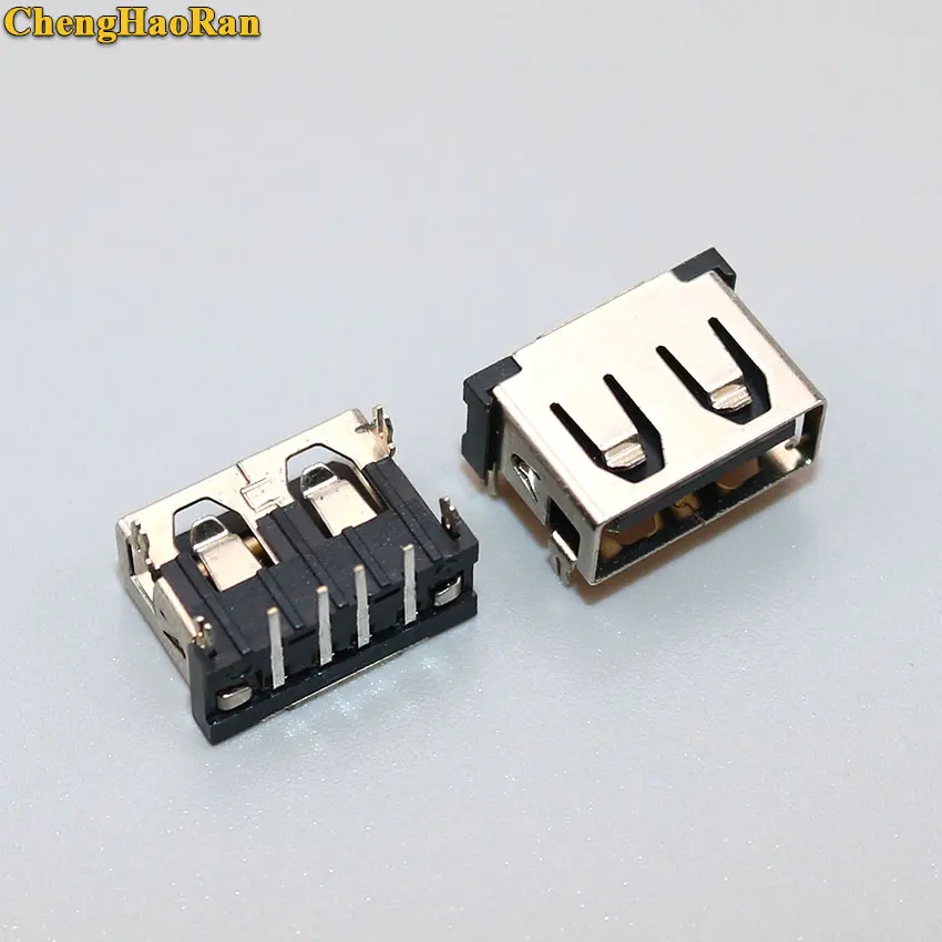 ChengHaoRan 2 PCS New USB 2.0 10mm Jack Socket Port for Lenovo G480 G485 G580 Series on USB DC Boards