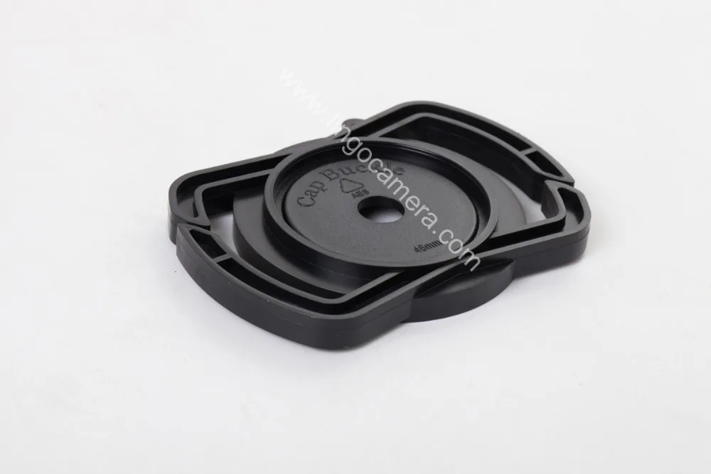 Capa de lente com fivela de boné keeper, capa de lente de 37mm ou 58mm e 46mm para centro