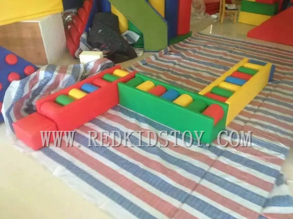 

Exported to Spain Eco-friendly Sponge Play Equipment Indoor Soft Playground HZ-07704