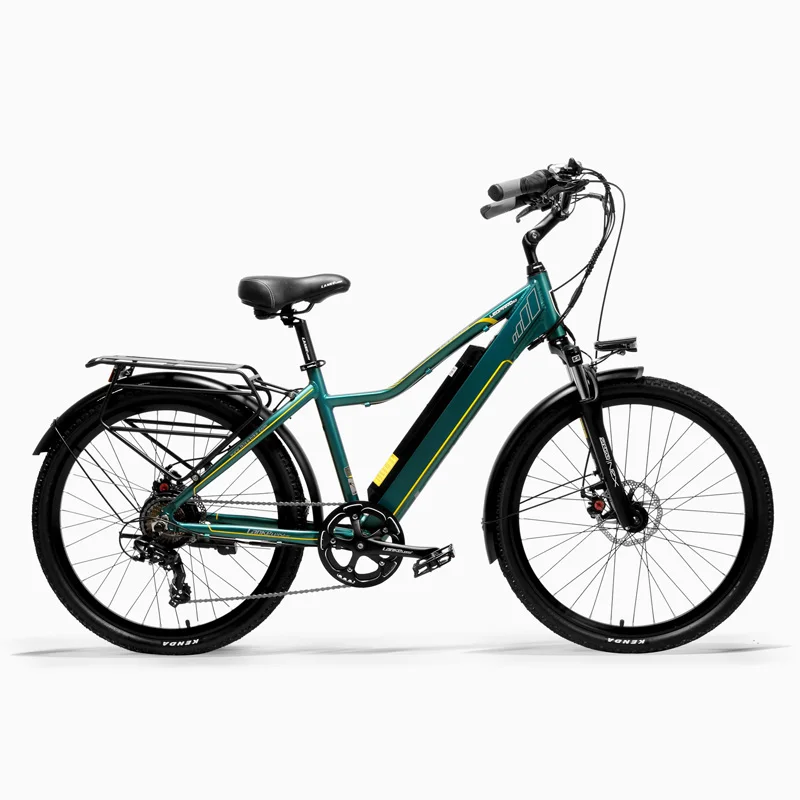 Pard3.0 26 Inch Lady City Bike, 36V 300W Electric Bicycle, With LCD Display, Pedal Assisted E-bike, 7 Speed Derailleur