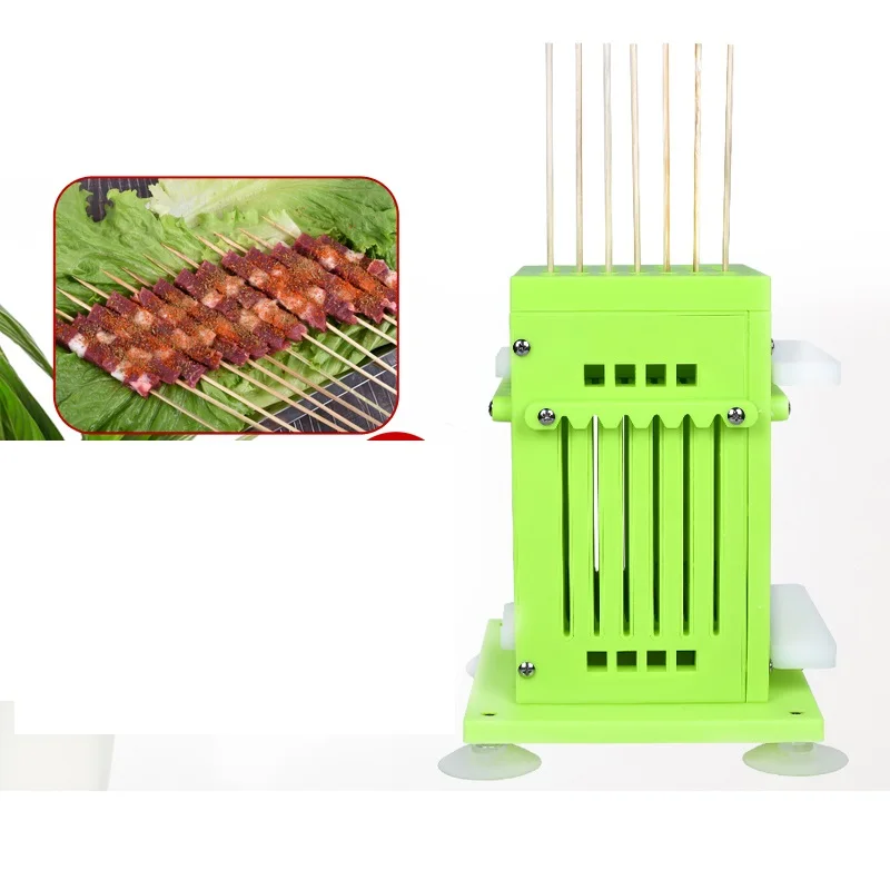 Food Grade Manual Beef Mutton String Device Automatic Stringing Machine Barbecue Skewer For BBQ Making Machine