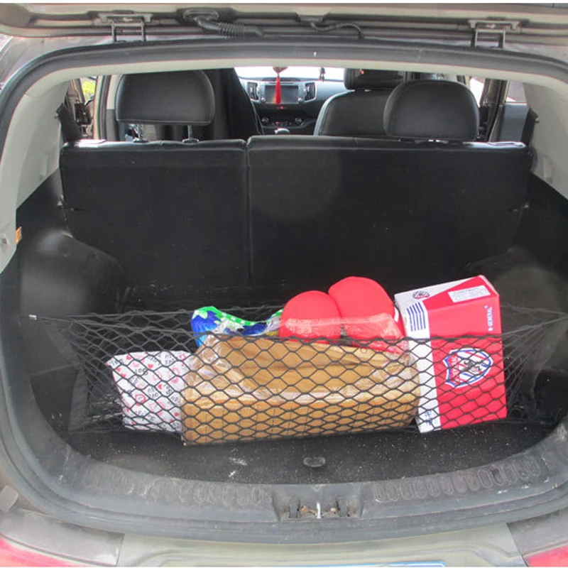 HOT New Car Nylon Elastic Mesh Net Car hatchback Rear Luggage Cargo Trunk Storage Organizer