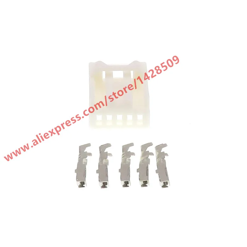 1 Set 5 Pin Automotive Steering Wheel Boost Electric Connector With Terminals 7283-5830 90980-11909