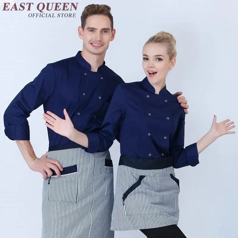 

Chef jacket restaurant uniform shirt hotel kitchen uniforms men chef shirt clothing hotel male cooks clothing NN0141 W