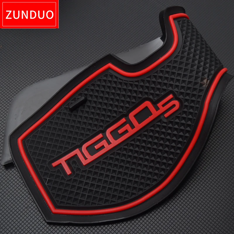 ZUNDUO Gate slot pad  For Chery Tiggo 5 Cowin X5 2014 2015 2016 2017 2018 Grand Tiggo5 Interior Door Pad/Cup Non-slip Mats