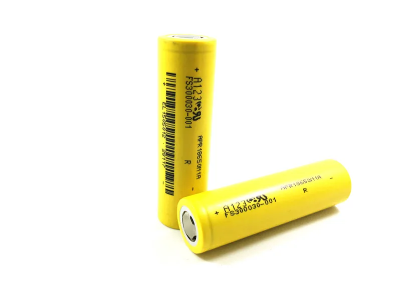 10 Buah Manufaktur untuk AS A123 APR18650M 18650 Baterai 3.2V 1100Mah 30C Baterai Lithium Fosfat Besi Isi Ulang