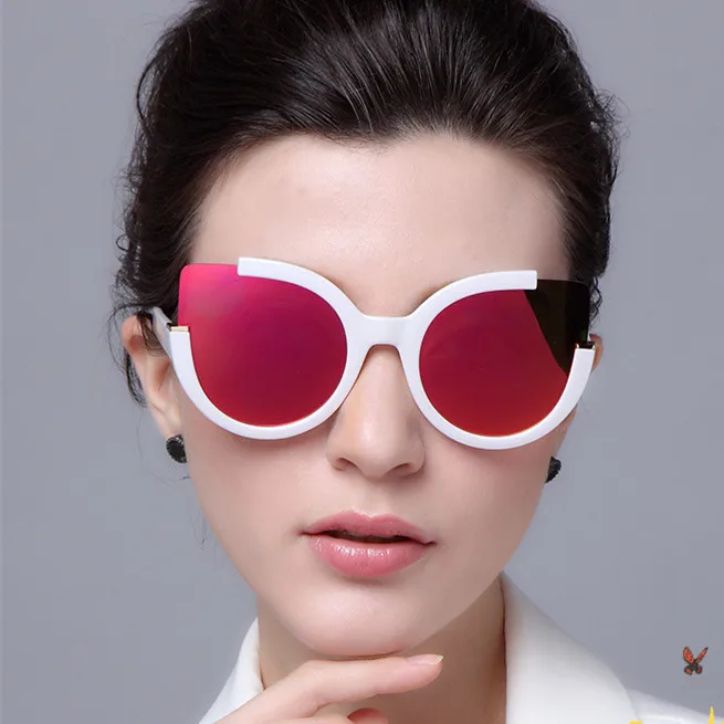 

RunBird Round Shade Summer Fashion Sunglasses Women Vintage Brand Designer Glasses for Ladies Gafas Retro Oculos R191