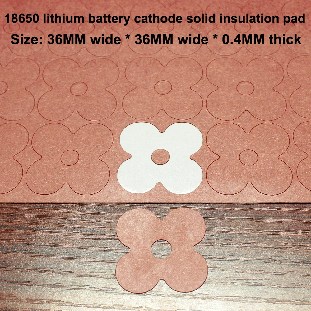 100pcs/lot 18650 Universal Lithium Battery High Temperature Insulation Gasket 18650 Battery Pack Insulation 4S Surface Mat