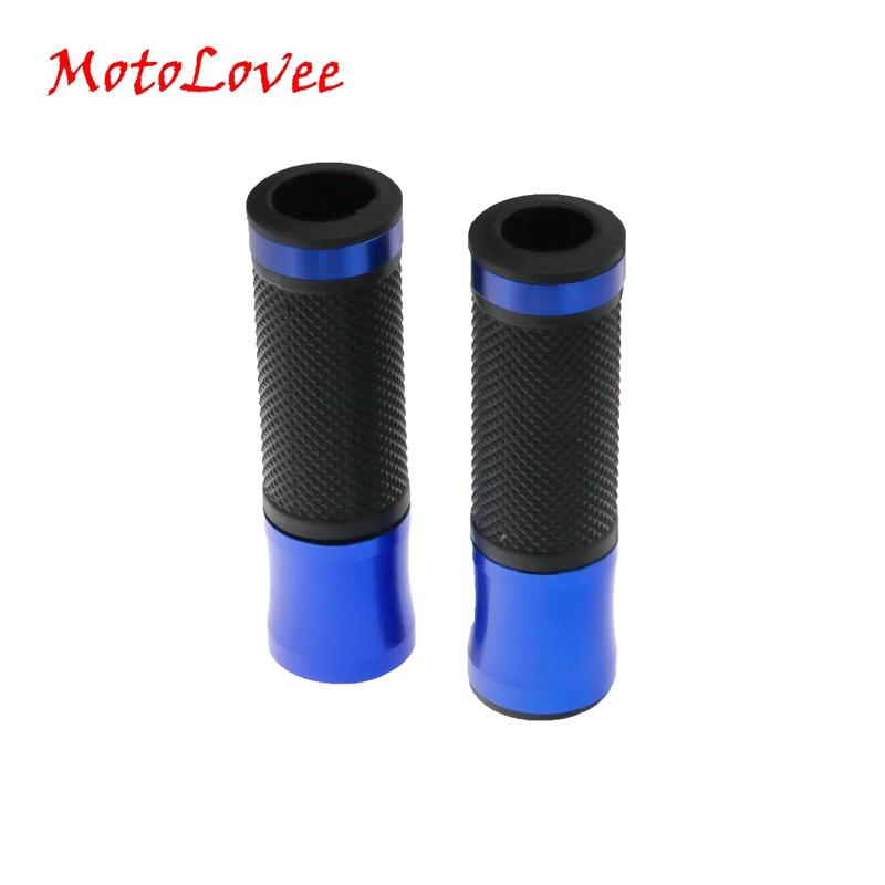 MotoLovee Universal 7/8'' 22MM CNC Motorcycle Handle Grip Motorbike Handle bar Grips 6 Colors For Option