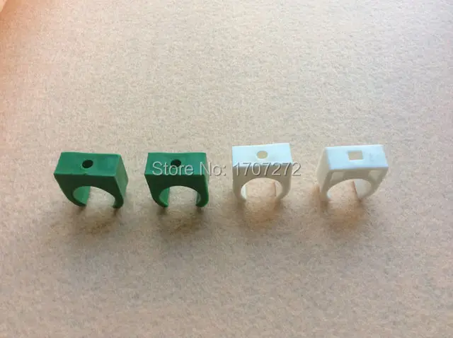 

free shipping 50pcs 20mm Plastic PPR Single U Clamp Holder Hot Cold Water Pipe Tube