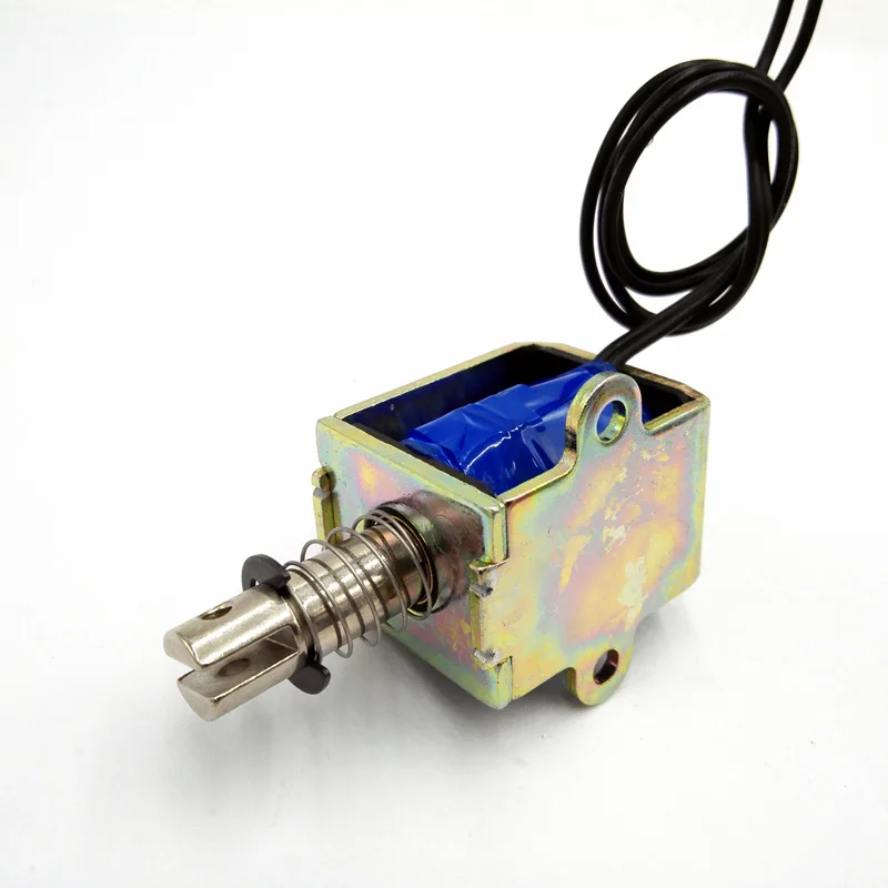 TAU-1038 2kg/20N Push&Pull Open Frame Electromagnet Stroke 0-10mm 24V 12V Solenoid Electromagnet image 3