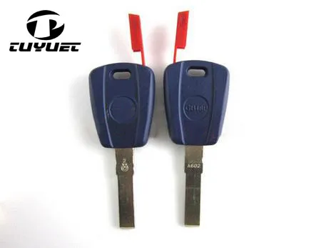 10PCS Blank Car Key Shell Auto Transponder Key Case Blank Cover Fit For Fiat With Logo