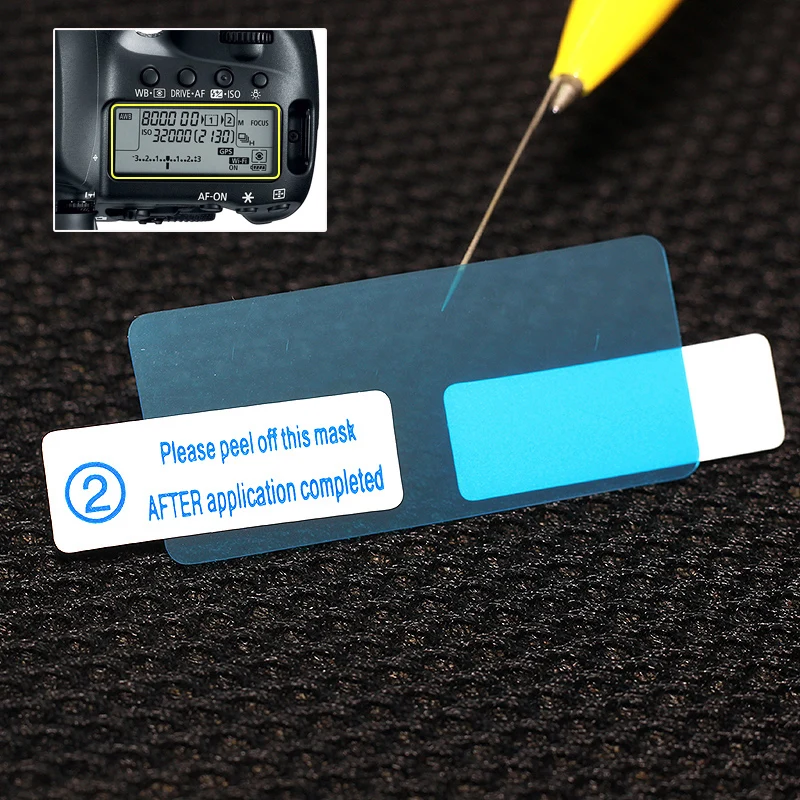 Закаленное стекло Deerekin 9 H, Защита ЖК-экрана с верхней ЖК-пленкой для цифровой камеры Canon EOS 5D Mark III/5DS/5DSR/5DS R