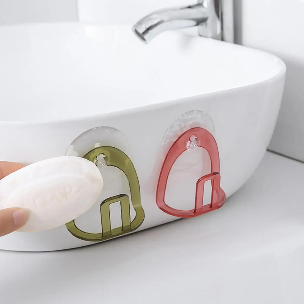 High quality Sink Soap Sponge Drain Rack Bathroom Holder Kitchen Storage Suction Cup Hanging Sink Wash kitchen Accessories