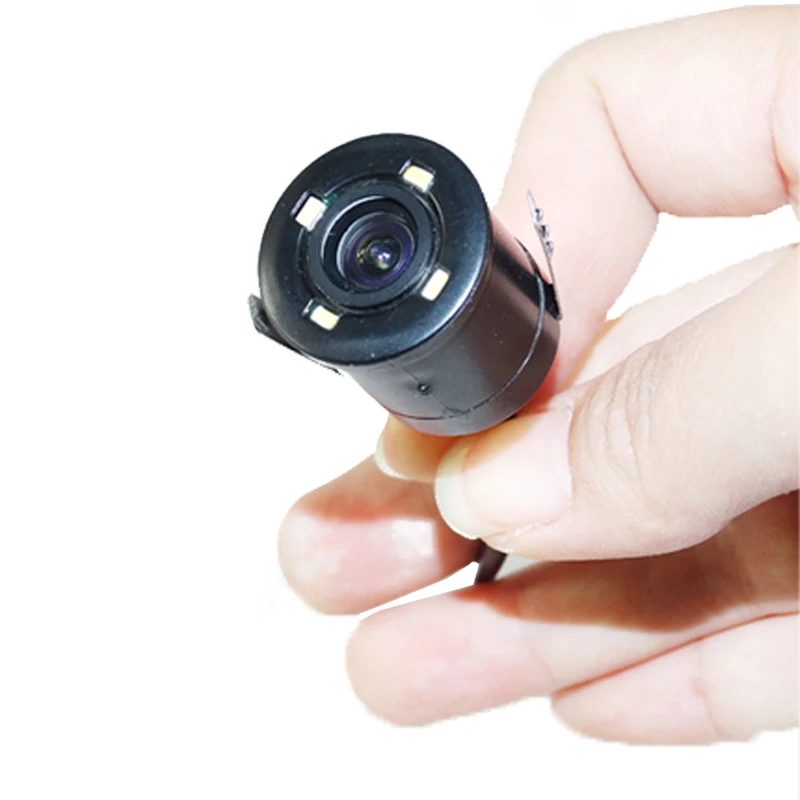 Waterproof 20 mm camera with 4 led system glass lens material  for universal car reversing camera for different types of cars