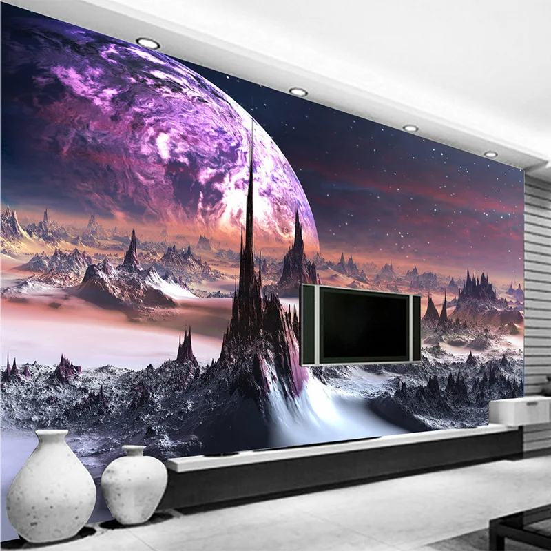 

Personalized Custom Any size Star Universe Photo Wallpaper 3D Stereo Embossed Modern Decor Living Room Mural Papel De Parede 3D