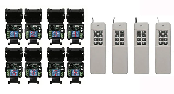 DC 12V 1CH RF Wireless Remote Control Relay Switch light /lamp/ window/Garage Doors shutters projection screen