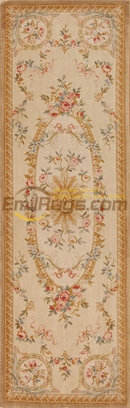 French Savonnerie Carpets Handwoven French Chic Runner Luxury Rug Art Carpet Wool Knitting Carpets