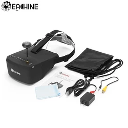 Eachine — lunettes vidéo EV800 FPV, écran 5 pouces 800x480, pour réalité virtuelle, Raceband, avec antenne, 5.8G 40CH