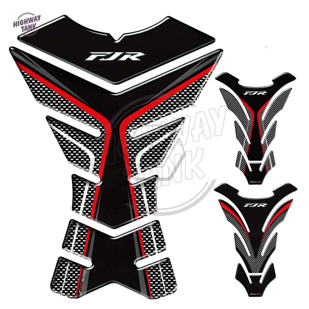 

3D Carbon-look Motorcycle Tank Pad Protector Decal Stickers Case for yamaha FJR 1300 FJR1300 A AS ABS