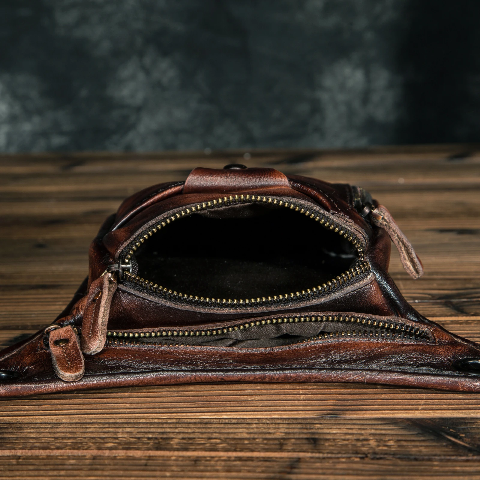 Genuine Leather Men Design Casual Brown Classic Shoulder Sling Bag Fashion Travel Fanny Waist Belt Pack Leg Bag 211-5-dc