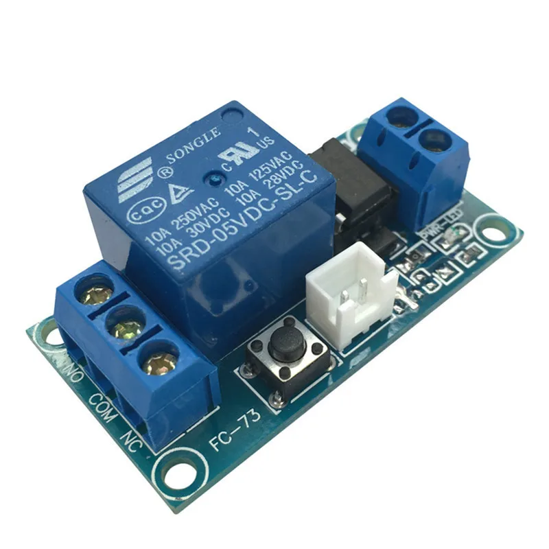 1 Channel DC 5V 12V 24V Latching Relay Module with Touch Bistable Switch MCU Control