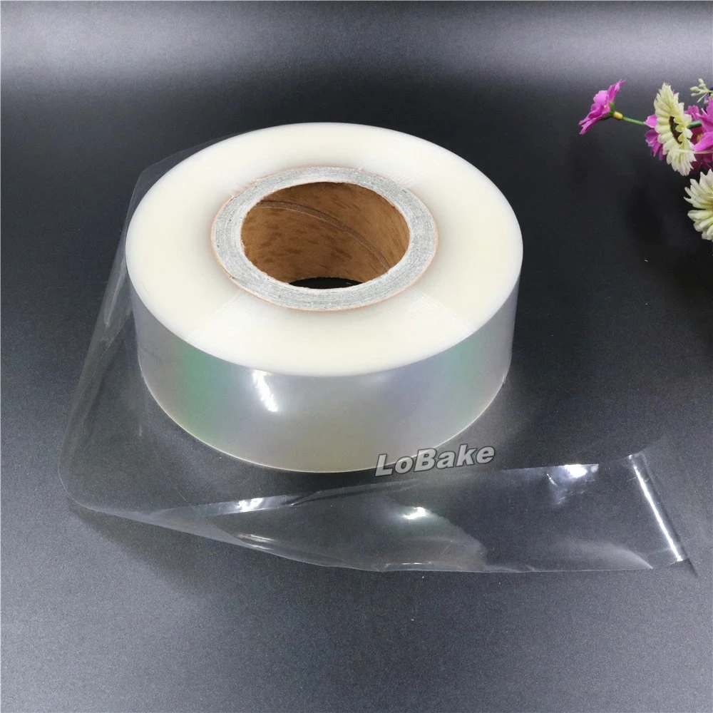 

Food grade OPP plastic 5.8cm wide 400m long transparent mousse wrap cake wraper border packing baking tools cake decoration tool