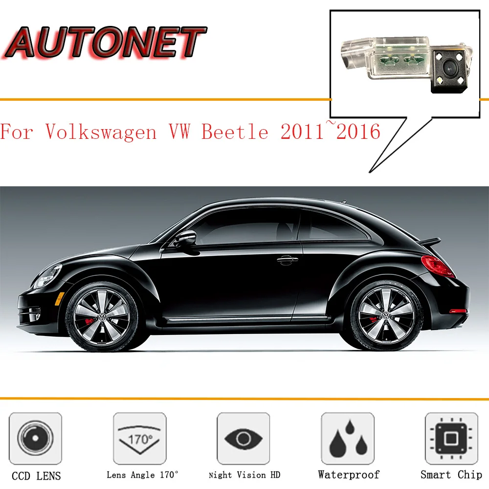 AUTONET Rear View camera For Volkswagen VW Beetle 2011~2016/CCD/Night Vision/Reverse Camera/Backup Camera/license plate camera