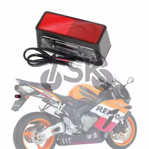 For HONDA CBR600 CBR1000 F5 Motorcycle Rear Tail Lamp Number License Plate