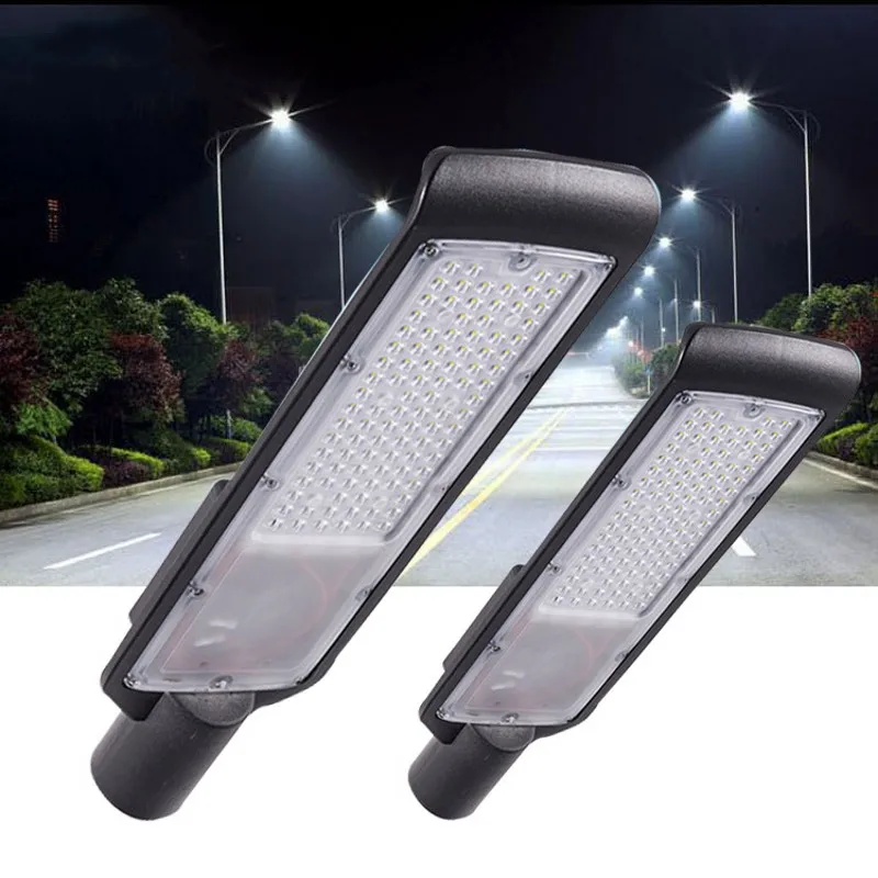 Farola Led impermeable IP65 para exteriores, lámpara de calle de 30W/50W, foco de inundación para jardín, 1 AC85-265V