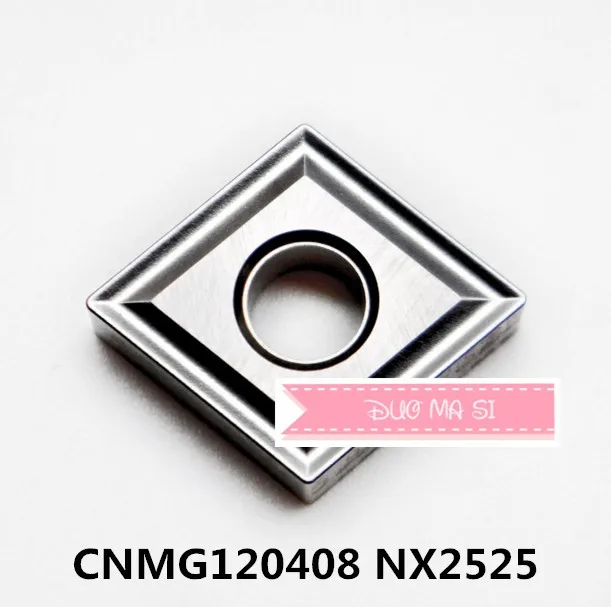 CNMG120404 NX2525/CNMG120408 NX2525, originale CNMA 120404/120408 inserto in metallo duro per tornitura portautensili