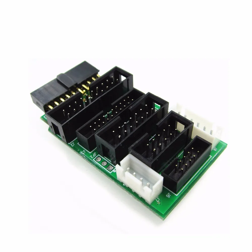 new 5PCS/LOT Multi-function switching board Support jtag jlink v8 v9 ulink2 st-link arm stm32