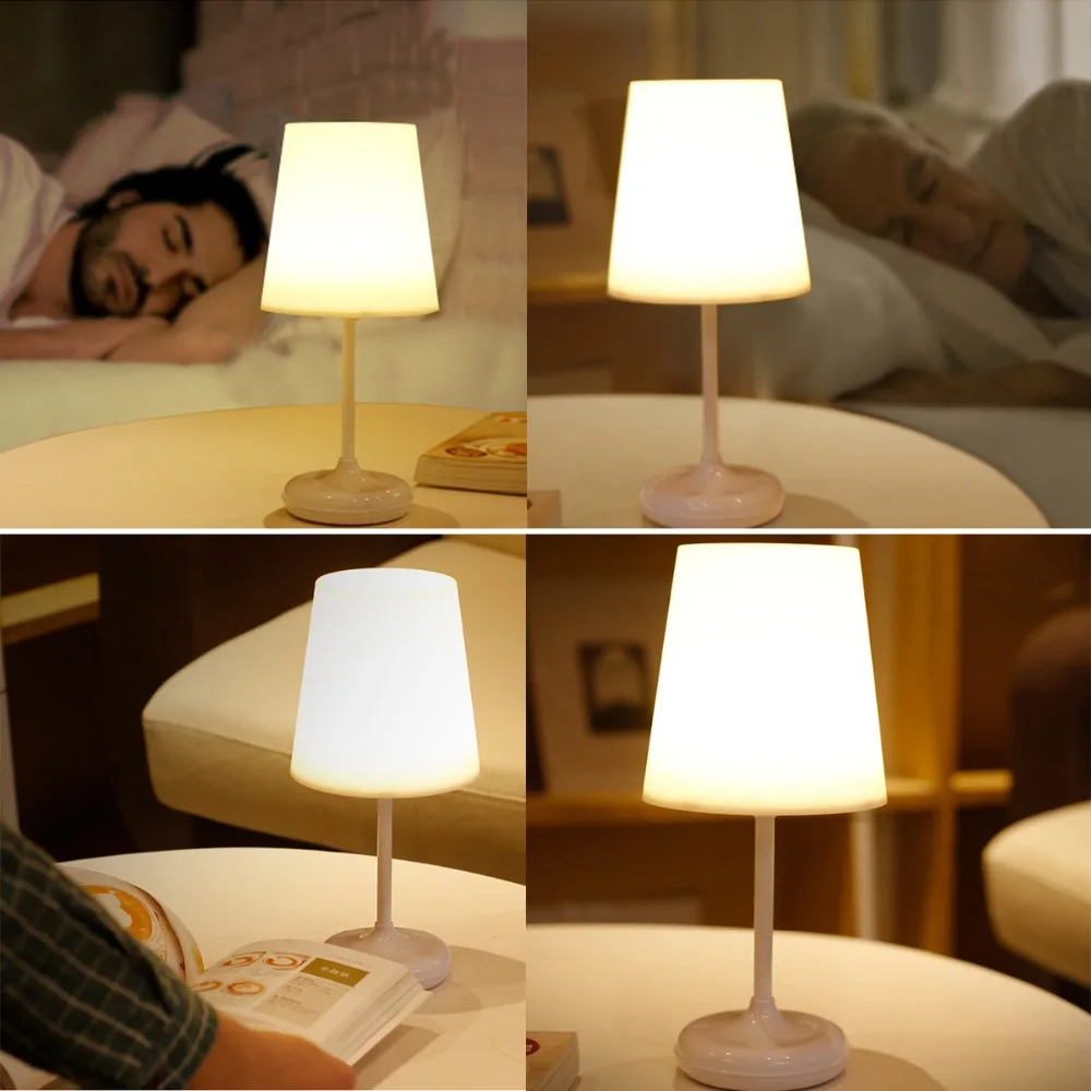 USB Charging Remote Control Desk night light Home Touch Smart table Light Bedroom Study Lighting Wireless Simple Table Lamp