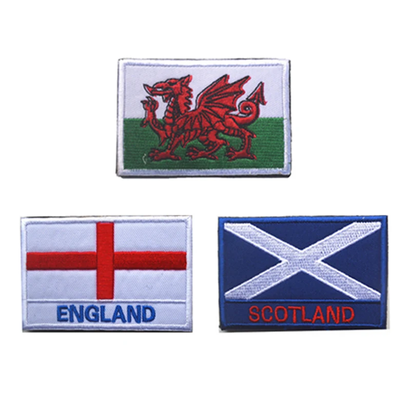 Parche bordado Reino Unido – Inglaterra, Escocia y Gales para mochila