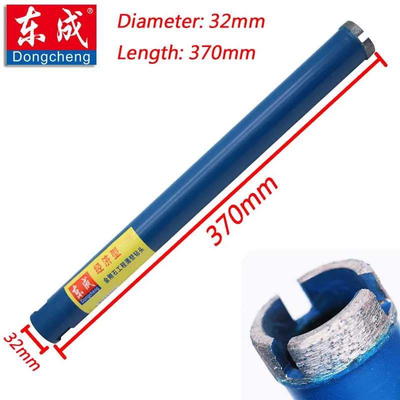 Diameter 20 27 32 40 51 56 63 71 76Mm Diamond Core Bit. 51X370Mm Droog Diamant Boor. 20-76Mm Beton Boor Met Water