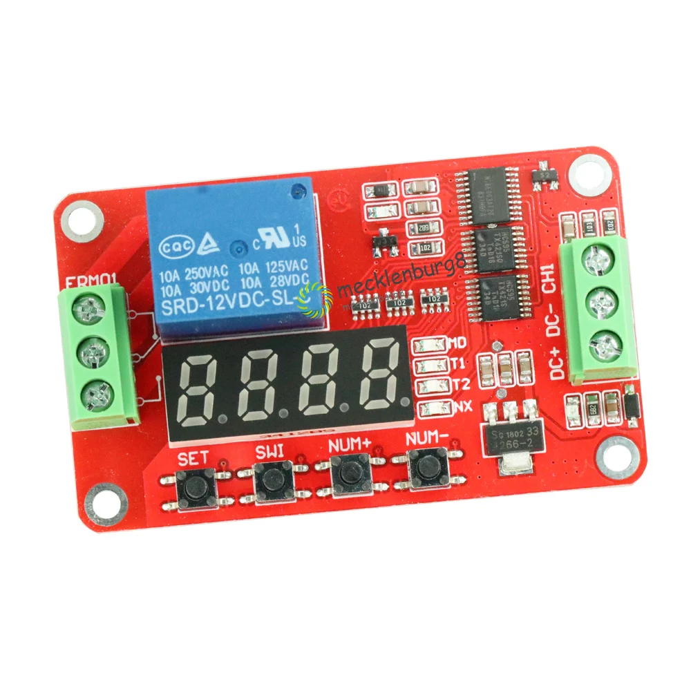 DC 12V multifunctional garbage trucks with automatic locking PLC relay cycle time delay switching module for home automation PLC