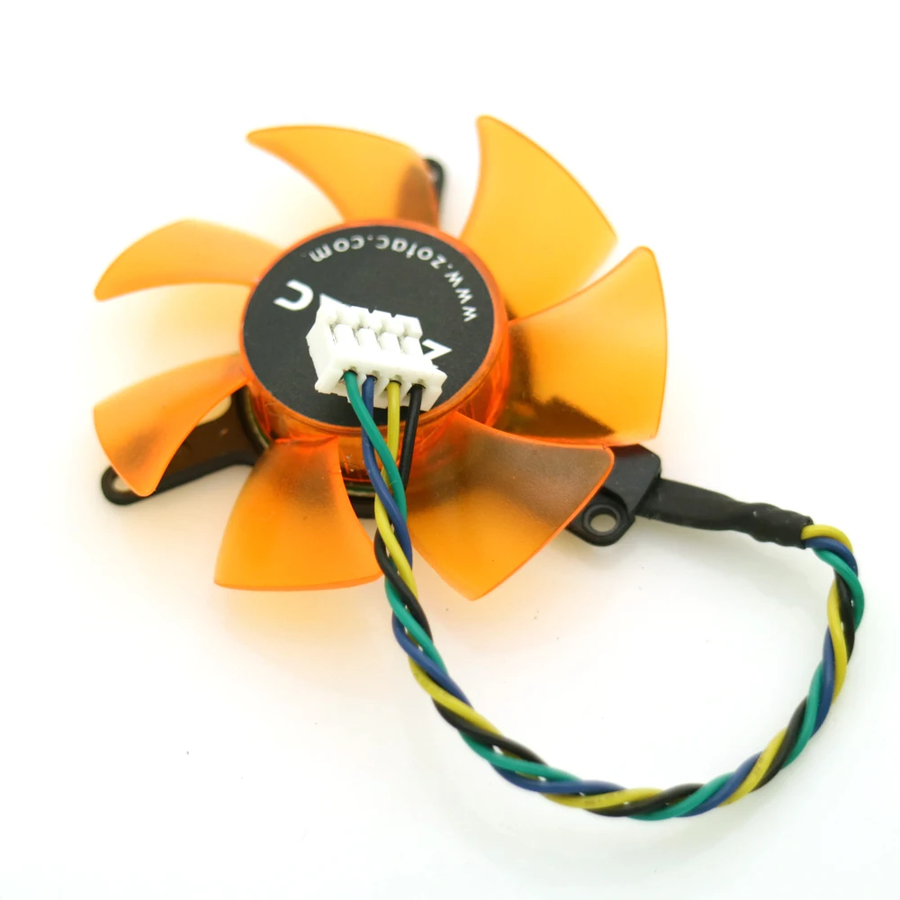 Ventilador de tarjeta gráfica PLD05010S12L, PLD05010S12H, FD5010U12S, 12V, 0.20A, 47mm, 4 pines, para ZOTAC 8500GT, 8600GT, 9400GT, 9500GT, GT210