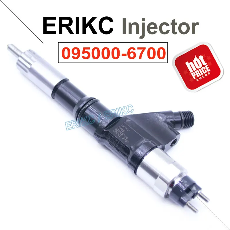 ERIKC 095000-6700 Fuel Pump Type 6700 Injector R61540080017A Auto Diesel Engine Common Rail Injection 0950006700 For TOYOTA HOWO