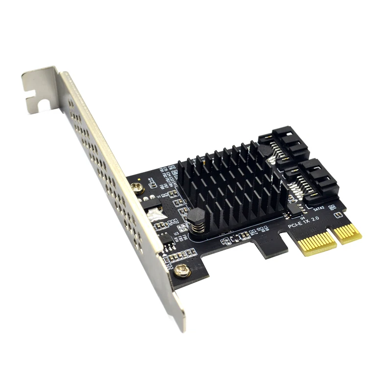 

BTBcoin Add On Card Controller SATA 3 SATA3 PCI-E/PCIE SATA PCI Express SATA Card/Multiplier/Expansion SATA3.0 6Gb 2Port Adapter